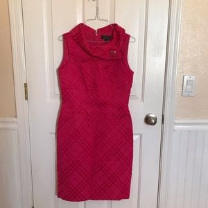 TAHARI PINK DRESS- LIKE NEW